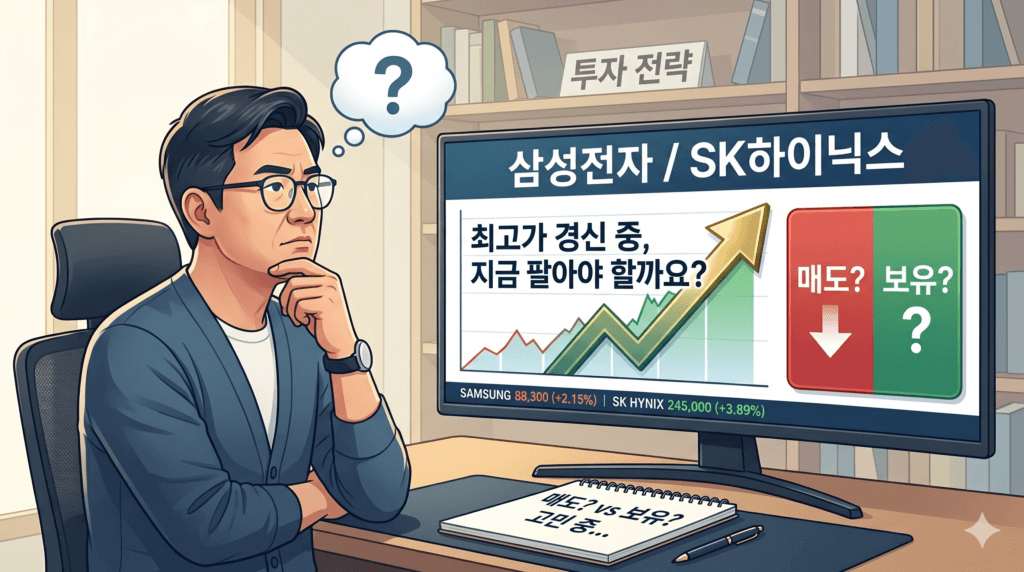 삼성전자와 SK하이닉스가 최고가 경신 중인데 팔아야 할까요? AI 투자 사이클은 지속될까요?